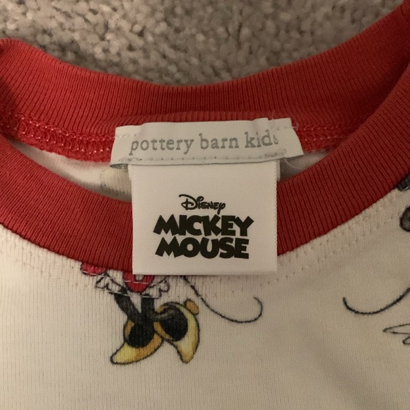 Pottery Barn Kids Mickey Mouse holiday Pjs set - Picture 3 of 7